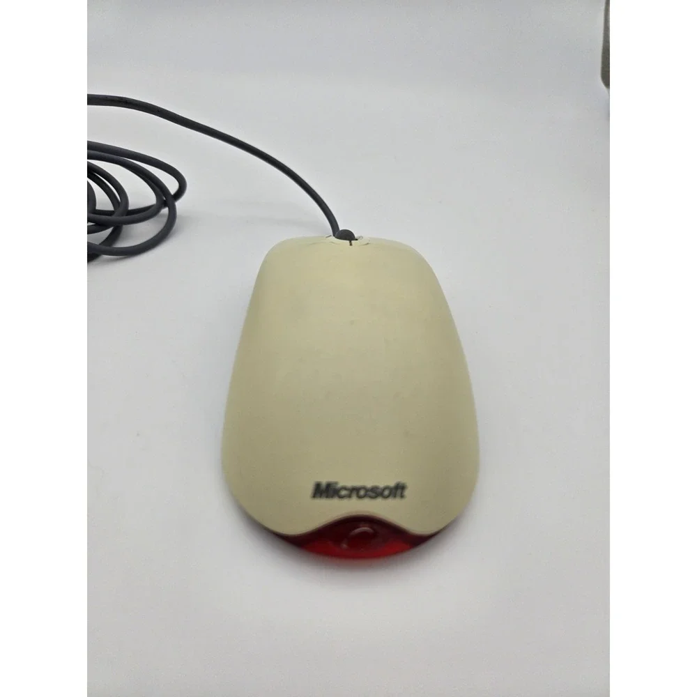 Mouse Microsoft Wheel Optical USB Beige Mouse‎ 1.1A X08-70400 Tested & Working